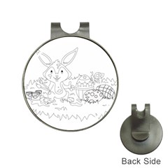 Coloring Picture Easter Easter Bunny Hat Clips With Golf Markers by Sapixe