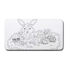 Coloring Picture Easter Easter Bunny Medium Bar Mats by Sapixe