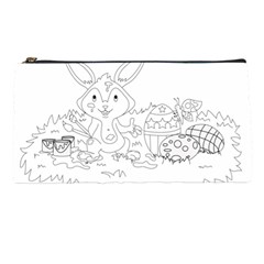 Coloring Picture Easter Easter Bunny Pencil Cases by Sapixe