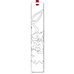 Coloring Picture Easter Easter Bunny Large Book Marks by Sapixe