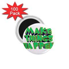 Act Do Text Make Tackle Implement 1 75  Magnets (100 Pack)  by Sapixe