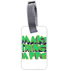 Act Do Text Make Tackle Implement Luggage Tags (two Sides) by Sapixe