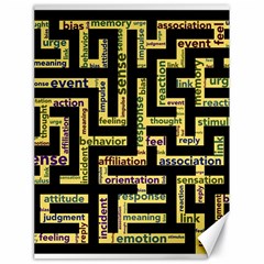 Mindset Stimulus Response Emotion Canvas 18  X 24   by Sapixe