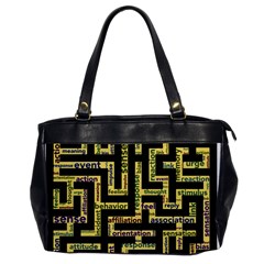 Mindset Stimulus Response Emotion Office Handbags by Sapixe