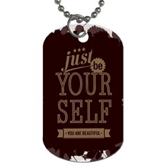 Encourage Motivation Tackle Things Dog Tag (two Sides) by Sapixe