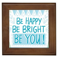 Motivation Positive Inspirational Framed Tiles