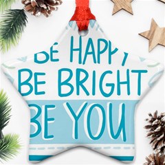 Motivation Positive Inspirational Ornament (Star)