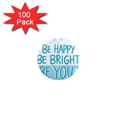 Motivation Positive Inspirational 1  Mini Magnets (100 pack) 