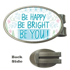 Motivation Positive Inspirational Money Clips (Oval) 