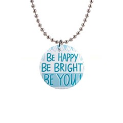 Motivation Positive Inspirational Button Necklaces