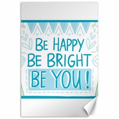 Motivation Positive Inspirational Canvas 24  x 36 