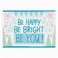 Motivation Positive Inspirational Large Glasses Cloth (2-Side)