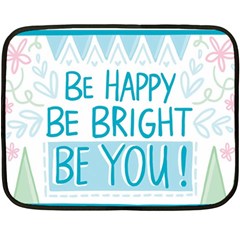 Motivation Positive Inspirational Fleece Blanket (Mini)