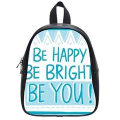 Motivation Positive Inspirational School Bag (small) by Sapixe