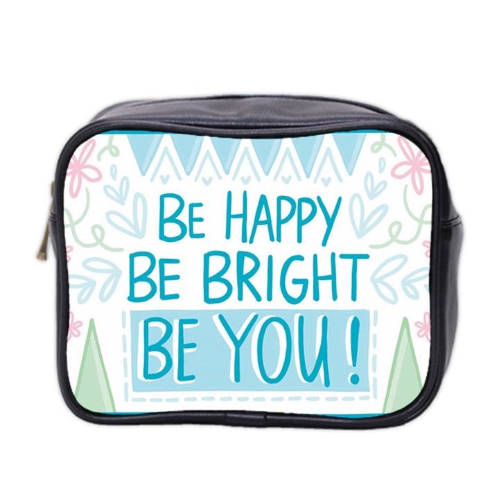 Motivation Positive Inspirational Mini Toiletries Bag 2-Side