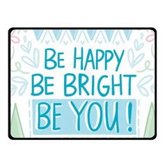 Motivation Positive Inspirational Fleece Blanket (Small)