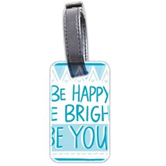 Motivation Positive Inspirational Luggage Tags (Two Sides)