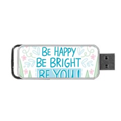 Motivation Positive Inspirational Portable USB Flash (One Side)