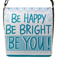 Motivation Positive Inspirational Flap Messenger Bag (s) by Sapixe