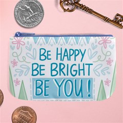 Motivation Positive Inspirational Large Coin Purse