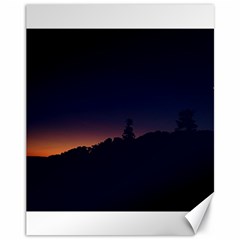 Nature Night Colorful Landscape Canvas 11  X 14   by Sapixe