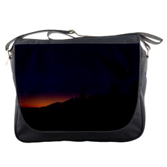 Nature Night Colorful Landscape Messenger Bags by Sapixe