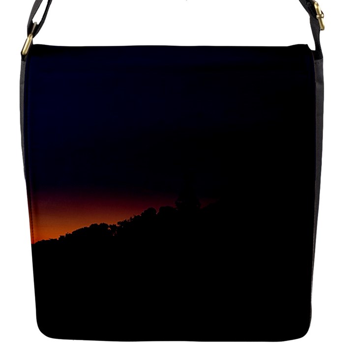 Nature Night Colorful Landscape Flap Messenger Bag (S)