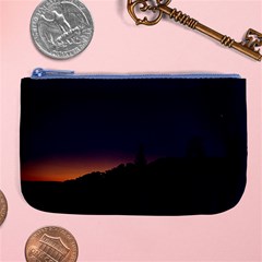 Nature Night Colorful Landscape Large Coin Purse by Sapixe