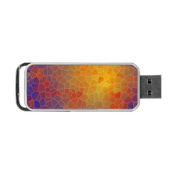 Colors Modern Contemporary Graphic Portable Usb Flash (two Sides) by Sapixe