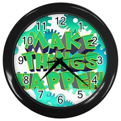 Gears Gear Interaction Act Do Wall Clocks (black) by Sapixe