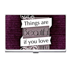 Beautiful Things Encourage Business Card Holders by Sapixe