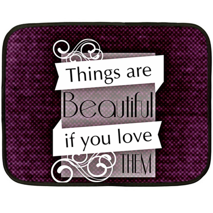 Beautiful Things Encourage Fleece Blanket (Mini)