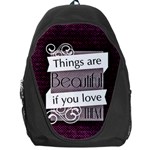 Beautiful Things Encourage Backpack Bag Front