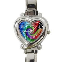 Head Spiral Self Confidence Heart Italian Charm Watch by Sapixe