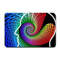 Head Spiral Self Confidence Small Doormat  by Sapixe