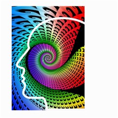 Head Spiral Self Confidence Large Garden Flag (two Sides) by Sapixe