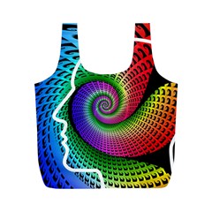 Head Spiral Self Confidence Full Print Recycle Bags (m)  by Sapixe