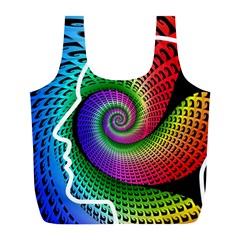 Head Spiral Self Confidence Full Print Recycle Bags (l)  by Sapixe