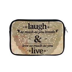 Motivational Calligraphy Grunge Apple Macbook Pro 13  Zipper Case by Sapixe