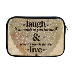 Motivational Calligraphy Grunge Apple Macbook Pro 17  Zipper Case by Sapixe