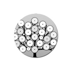 Gears Tree Structure Networks Magnet 3  (Round)