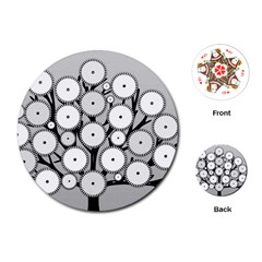 Gears Tree Structure Networks Playing Cards (Round) 