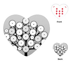 Gears Tree Structure Networks Playing Cards (Heart) 