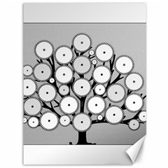 Gears Tree Structure Networks Canvas 36  x 48  