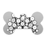 Gears Tree Structure Networks Dog Tag Bone (Two Sides) Back