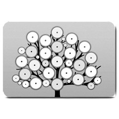 Gears Tree Structure Networks Large Doormat 