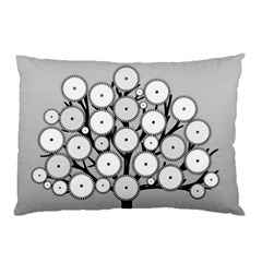 Gears Tree Structure Networks Pillow Case