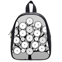 Gears Tree Structure Networks School Bag (Small)