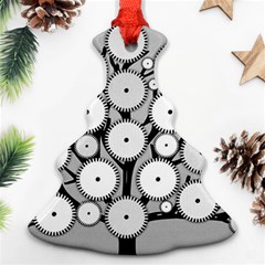 Gears Tree Structure Networks Ornament (Christmas Tree) 