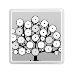 Gears Tree Structure Networks Memory Card Reader (Square) 